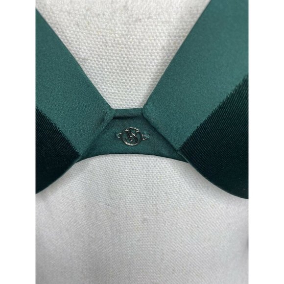 Victoria’s Secret Push-Up Pigeonnant Emerald Green Size 36B - Picture 2 of 12